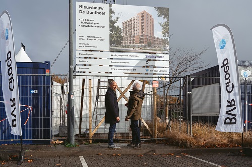 Start bouwlocatie de Bunthoef in Oosterhout