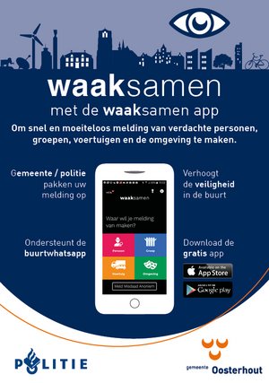 Waaksamen app gemeente Oosterhout