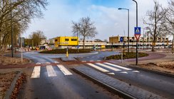 Nieuwe rotonde Burgemeester Holtroplaan