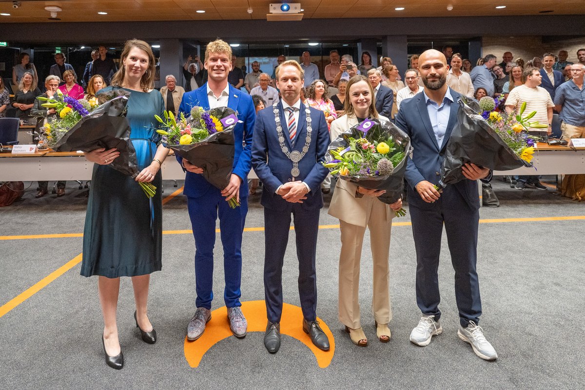 Oosterhout verwelkomt nieuw college van burgemeester en wethouders