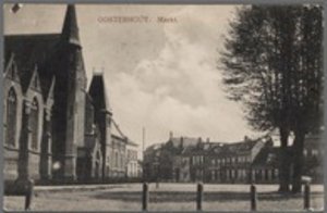 ansichtkaart Markt Oosterhout