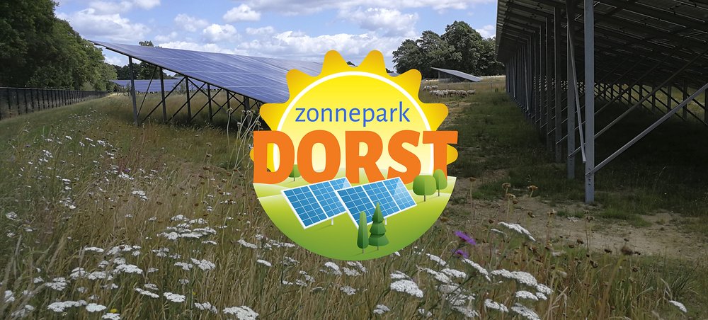 Homepage header logo zonnepark Dorst