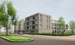Sfeerimpressie appartementen vanaf de Abdis van Thornstraat