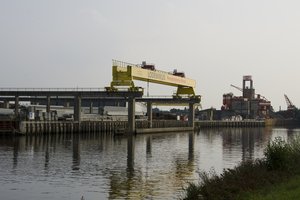 foto Statendam vanaf kanaal