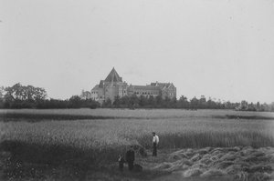 Afbeelding van de Sint-Paulusabdij aan het begin van de 20ste eeuw