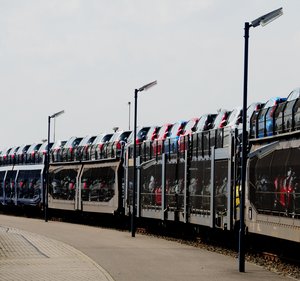 Goederenspoor bij Gefco