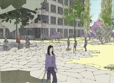 Ontwerptekening Arendsplein Arendsplein